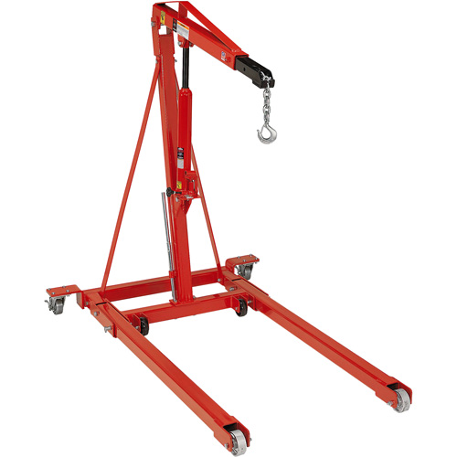 Grue pliante pour moteur, Capacit&eacute; 2500 lb (1,25 tonne) Southpoint Industrial Supply