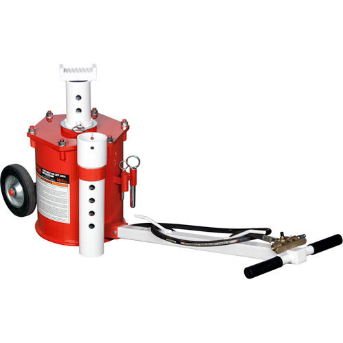 Portable Air Lift Jack, 10 Ton(s) Capacity, 17-3/4" - 49-3/8" H Southpoint Industrial Supply