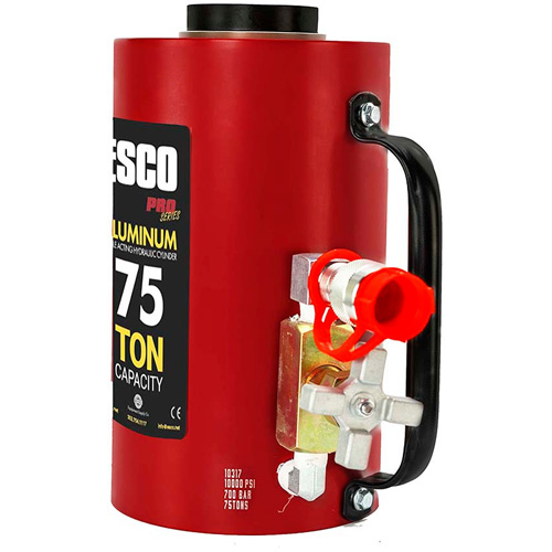 Heavy-Duty Hydraulic Cylinder, 6" Stroke, 75 Ton(s) Capacity, 10000 PSI Southpoint Industrial Supply