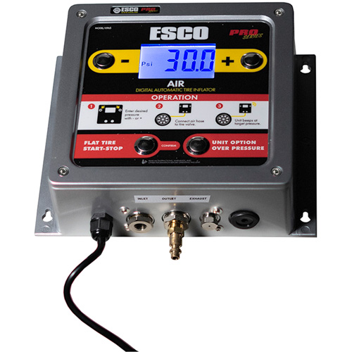 Digital Wall-Mounted Aluminum Tire Inflator Southpoint Industrial Supply
