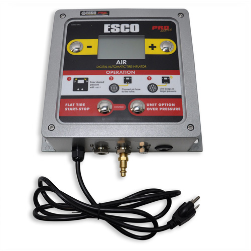 Digital Wall-Mounted Aluminum Tire Inflator Southpoint Industrial Supply