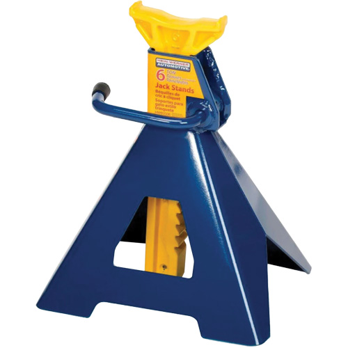 Jack Stand, Locking Handle/Ratchet, 6 tons Capacity, 25-1/4" H Southpoint Industrial Supply