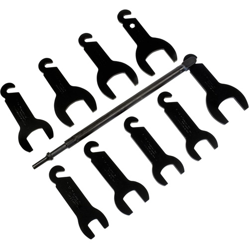 10-Piece Pneumatic Fan Clutch Wrench Set Southpoint Industrial Supply