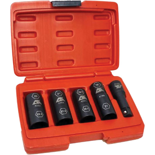 Ensemble de douilles r&eacute;versibles, 5 Morceaux, Prise de 1/2" Southpoint Industrial Supply