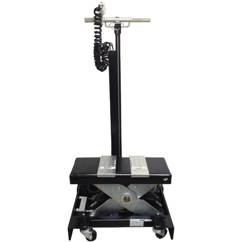 Low Profile Floor Service Jack, 12 Ton(s) Capacity, 7-1/2" Lowered, 15" Raised, Air Hydraulic Southpoint Industrial Supply