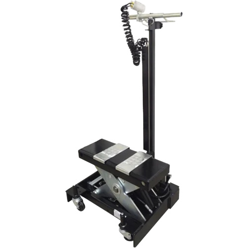 Low Profile Floor Service Jack, 12 Ton(s) Capacity, 7-1/2" Lowered, 15" Raised, Air Hydraulic Southpoint Industrial Supply