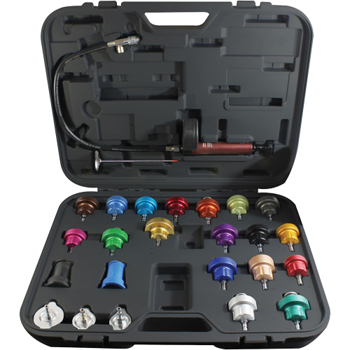 25-Piece Master Cooling System Pressure Test Kit Southpoint Industrial Supply