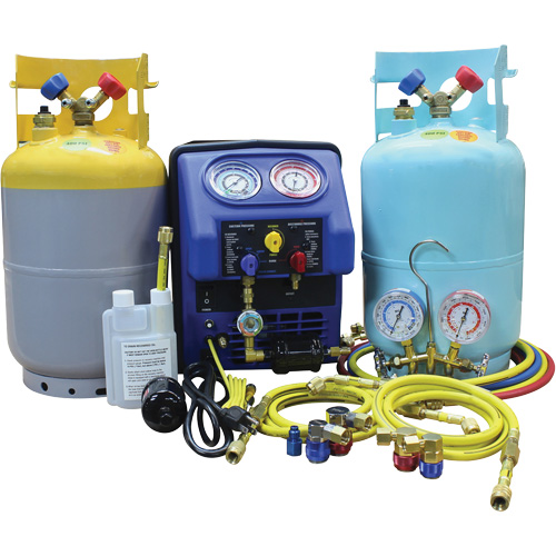 Ensemble complet de r&eacute;cup&eacute;ration pour climatisation R134A/R1234Yf Southpoint Industrial Supply