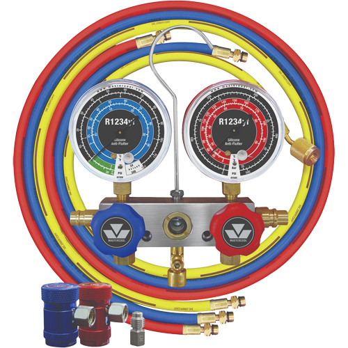 R1234Yf 2-Way Piston Valve Manifold Gauge Set Southpoint Industrial Supply