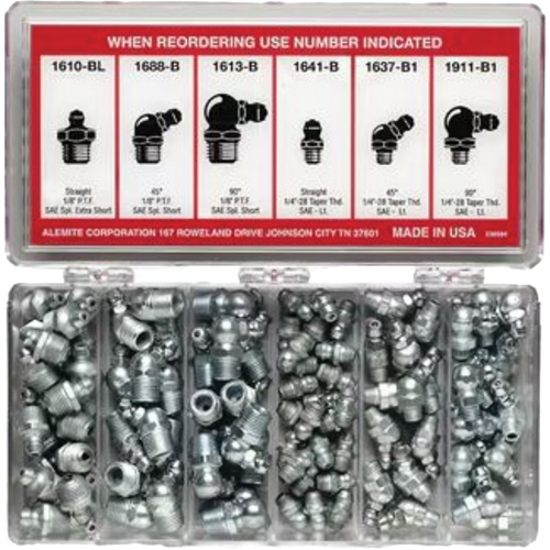 96-Piece Fitting Assortment with Box Southpoint Industrial Supply