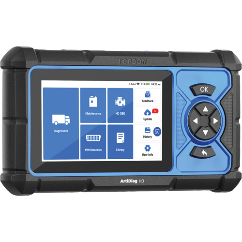 Outil de diagnostic robuste 5" ArtiDiag HD avec fonctions d'entretien Southpoint Industrial Supply