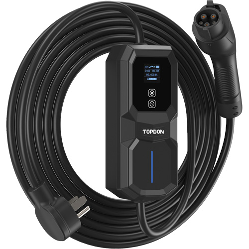 Fiche NEMA 6-50 portable PulseQ AC, 32 A, Niveau 2 CA, Connecteur Type 1 (SAE J1772) Southpoint Industrial Supply