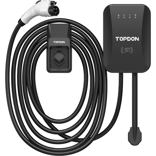 Chargeur r&eacute;sidentiel PulseQ AC pour VE avec mode identification par radiofr&eacute;quence (RFID), 40 A, Niveau 2 CA, Connecteur Type 1 (SAE J1772) Southpoint Industrial Supply