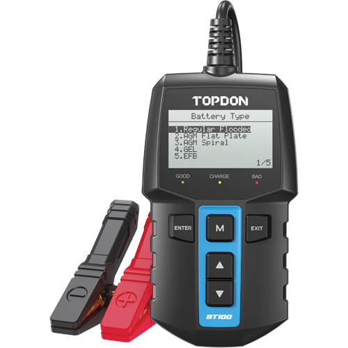 Testeur de batterie 12?V et de syst&egrave;mes BT100 Southpoint Industrial Supply