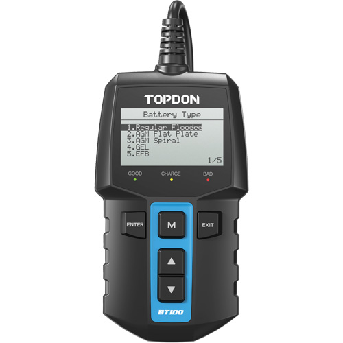 Testeur de batterie 12?V et de syst&egrave;mes BT100 Southpoint Industrial Supply