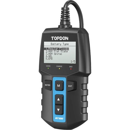 Testeur de batterie 12?V et de syst&egrave;mes BT100 Southpoint Industrial Supply