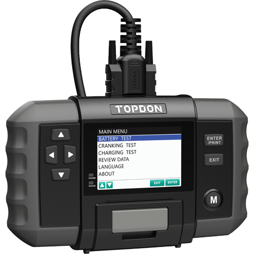 BT600 12V Battery & 12V/24V System Tester with Built-in Printer Southpoint Industrial Supply