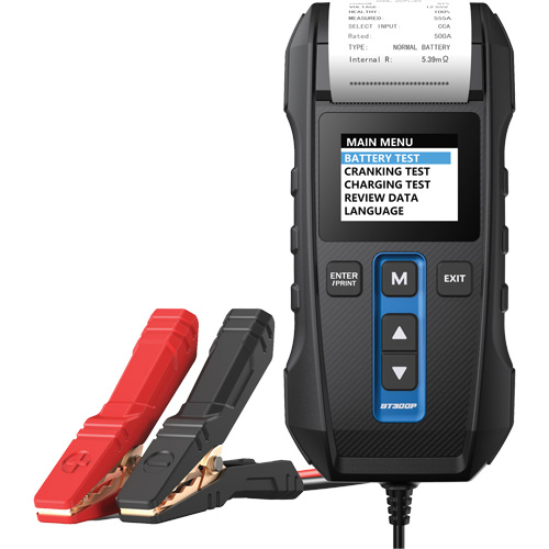 Testeur de batterie, de charge et de d&eacute;marrage BT300P avec imprimante Southpoint Industrial Supply