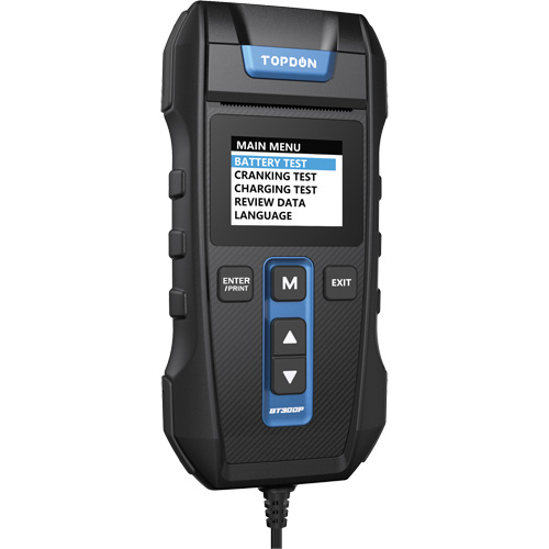 Testeur de batterie, de charge et de d&eacute;marrage BT300P avec imprimante Southpoint Industrial Supply