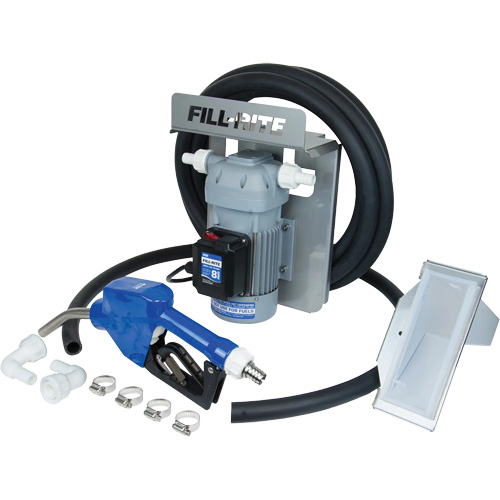 Pompe de transfert de fluide d'&eacute;chappement diesel (DEF) 115 V CA avec support pour cuve GRV et pistolet Southpoint Industrial Supply