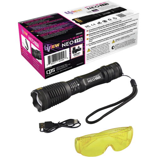 Lampe UV rechargeable pour la d&eacute;tection des fuites UView Phazer NEO 395 Southpoint Industrial Supply