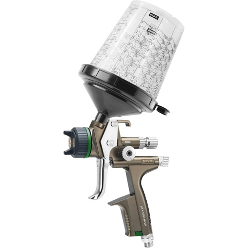 Pistolet de peinture de premi&egrave;re qualit&eacute; pour la peinture automobile X 5500 HVLP 1,3 I RPS D, Entr&eacute;e d'air 1/4" NPT, 15,19 pi³/min, Capacit&eacute; 0,6 L/0,9 L, 0,17 psi Southpoint Industrial Supply