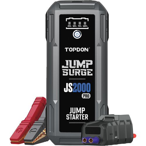 JumpSurge2000Pro 2500 Peak Amp Battery Jump Starter, Power Bank & Flashlight Southpoint Industrial Supply