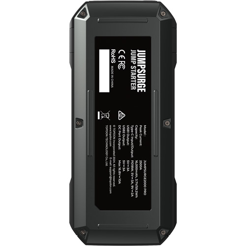 JumpSurge2000Pro 2500 Peak Amp Battery Jump Starter, Power Bank & Flashlight Southpoint Industrial Supply