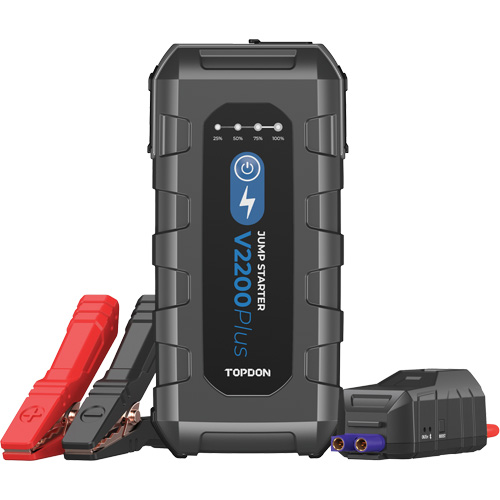 V2200Plus 2-in-1 2200 Peak Amp Jump Starter, Battery & System Tester Southpoint Industrial Supply