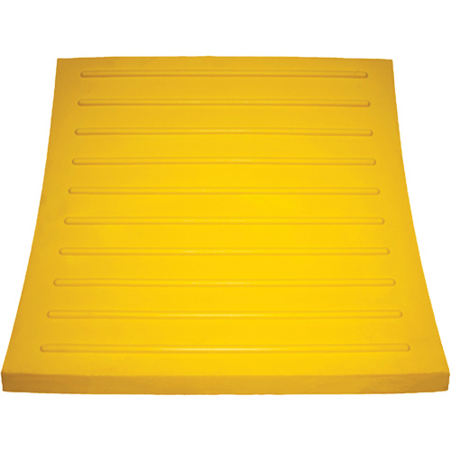 Cale de roue, Polyur&eacute;thane, Jaune, 15-1/4" la x 12-1/8'' p x 10-3/4" h Southpoint Industrial Supply