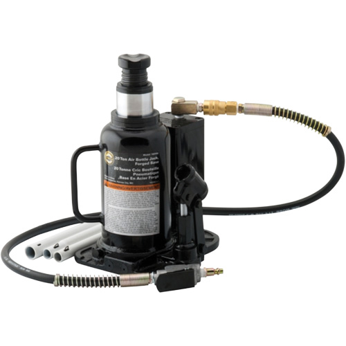 Cric-bouteille pneumatique, 20 tonne(s), Air comprim&eacute;/hydraulique, 18-3/4" Hauteur &eacute;lev&eacute;e Southpoint Industrial Supply