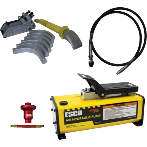 Ensemble de t&ecirc;te de brise-talon pour pneus g&eacute;ants avec pompe hydraulique de 1/2 gallon Southpoint Industrial Supply
