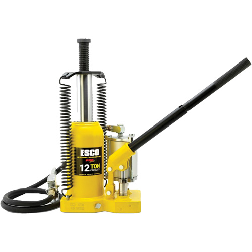 Cric-bouteille de s&eacute;rie Pro, 12 tonne(s), Air comprim&eacute;/hydraulique, 18-1/2" Hauteur &eacute;lev&eacute;e Southpoint Industrial Supply