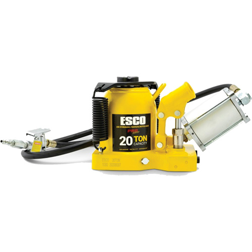 Pro Series “Shorty” Bottle Jack, 20 Ton(s), Air Hydraulic, 12-5/8" Raised Height Southpoint Industrial Supply