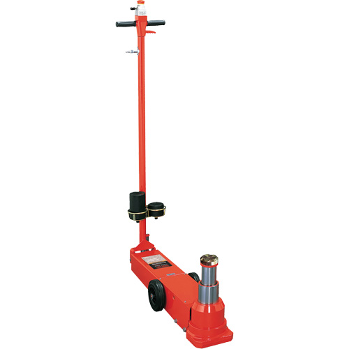 Cric au sol t&eacute;lescopique, 25 tonnes/50 tonne(s), Air comprim&eacute;/hydraulique Southpoint Industrial Supply