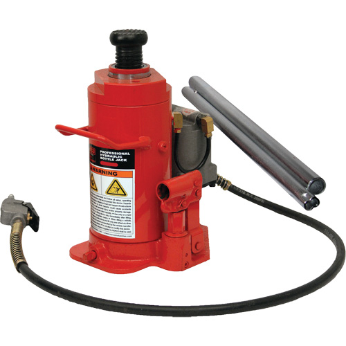 Cric-bouteille hydraulique de hauteur standard, 12 tonne(s), Air comprim&eacute;/hydraulique, 19-3/4" Hauteur &eacute;lev&eacute;e Southpoint Industrial Supply