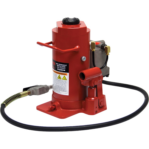 Cric-bouteille hydraulique de hauteur standard, 20 tonne(s), Air comprim&eacute;/hydraulique, 20-1/2" Hauteur &eacute;lev&eacute;e Southpoint Industrial Supply