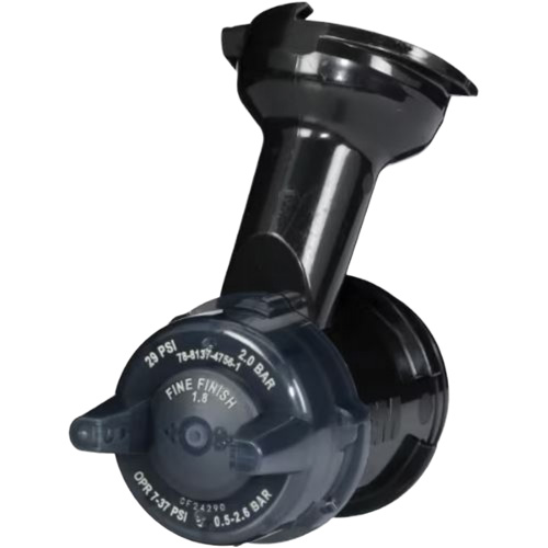 Performance Gravity Fine Finish Atomizing Head - Clear Southpoint Industrial Supply