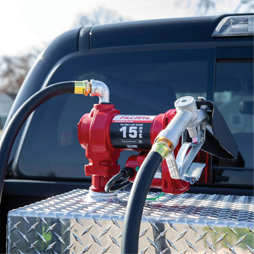 Pompe de transfert de carburant 12 V CC avec pistolet Southpoint Industrial Supply