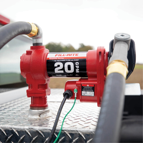 12V DC Fuel Transfer Pump with Nozzle Southpoint Industrial Supply