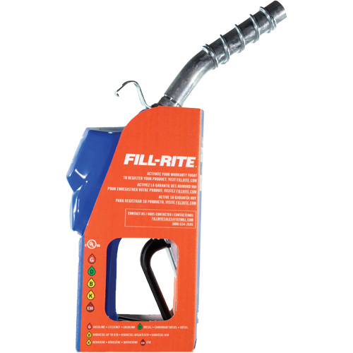 Blue Cold Weather Automatic Diesel Spout Nozzle Southpoint Industrial Supply