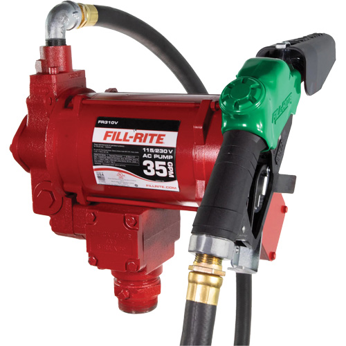 Pompe de transfert de carburant 115/230 V c. a. avec pistolet Southpoint Industrial Supply