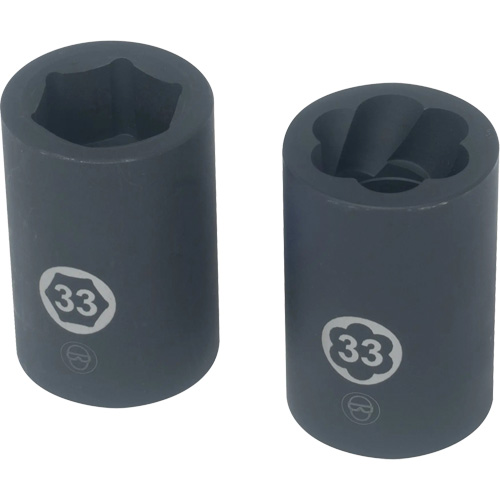 Hex & Twist Truck Lug Nut Socket Set Southpoint Industrial Supply