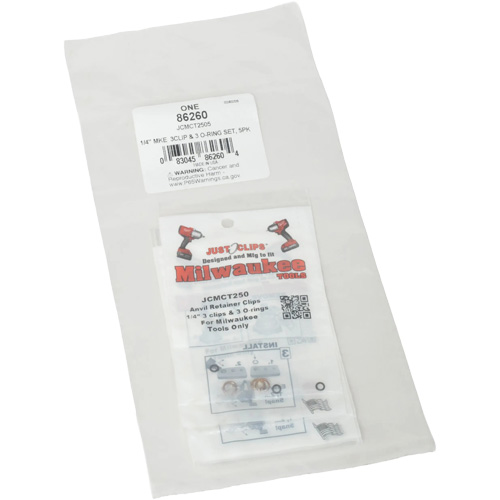 Jeu de clips et joints toriques de 1/4 po pour Milwaukee - en vrac Southpoint Industrial Supply