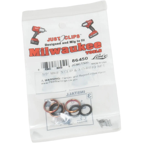 Jeu de clips et joints toriques de 1/2 po pour Milwaukee Southpoint Industrial Supply