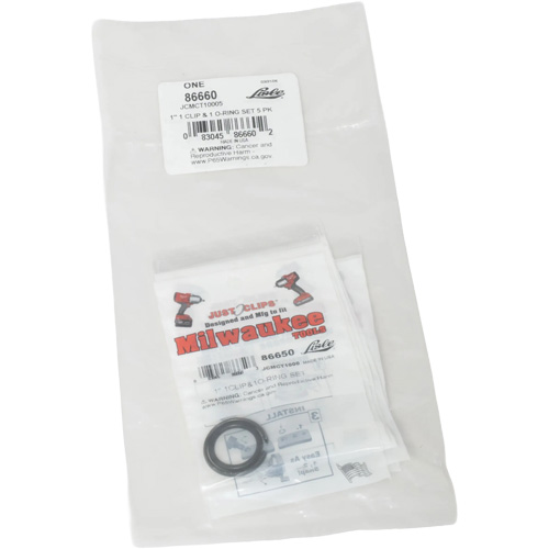 Jeu de clips et joints toriques de 1 po pour Milwaukee - en vrac Southpoint Industrial Supply