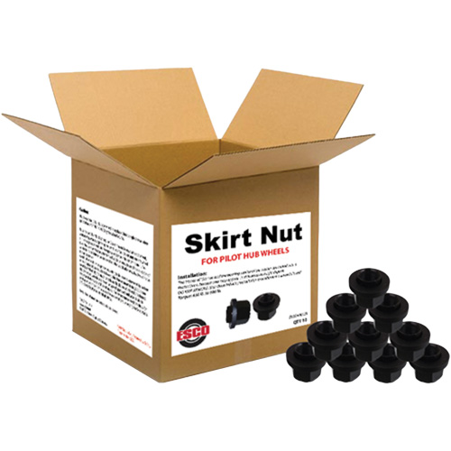 10-Piece Graphite-Coated Skirt Nuts for Pilot Hub Wheels Southpoint Industrial Supply