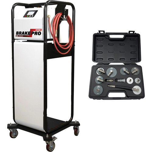 Pompette de purge de frein Brake-Pro &agrave; structure haute avec adaptateurs Southpoint Industrial Supply