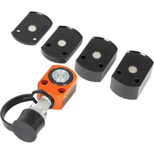 Trousse de v&eacute;rin &agrave; profil plat avec adaptateurs, Course de 0,24", Capacit&eacute; de 5 tonne(s), 10 000 PSI Southpoint Industrial Supply