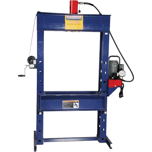 Presse datelier avec pompe &eacute;lectrique, Capacit&eacute; 25 tonnes Southpoint Industrial Supply
